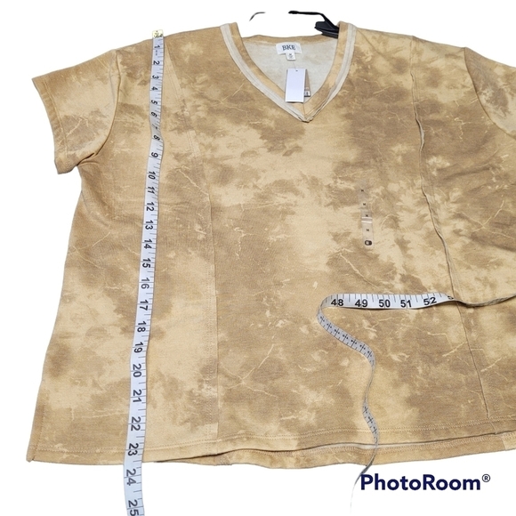 BKE Tye-Dye Mustard Short Sleeve T-Shirt Medium - Picture 8 of 9